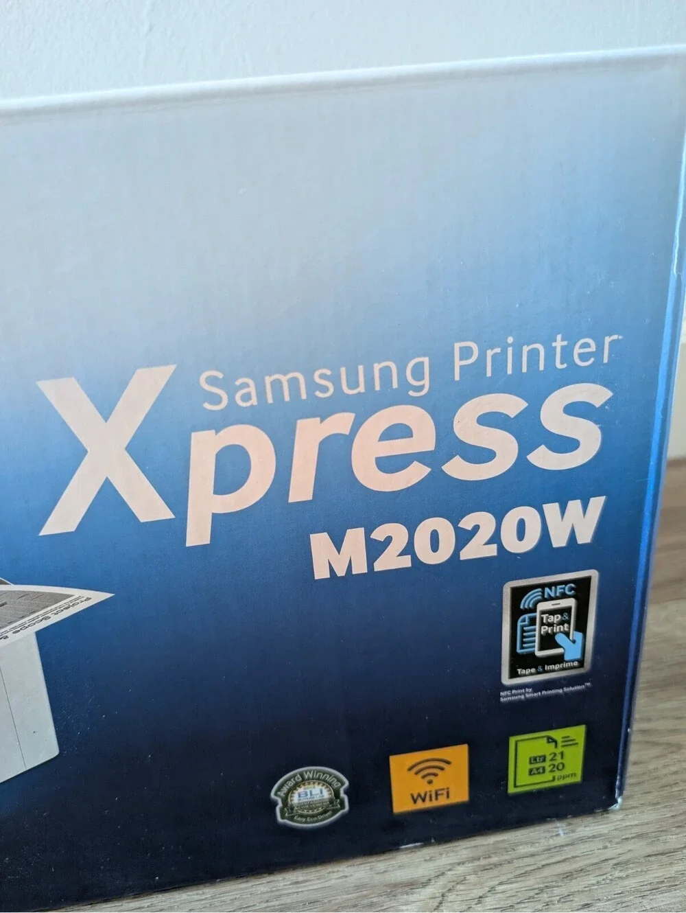 Samsung Xpress M2020W Wireless Monochrome Laser Printer NFC WiFi New Open Box